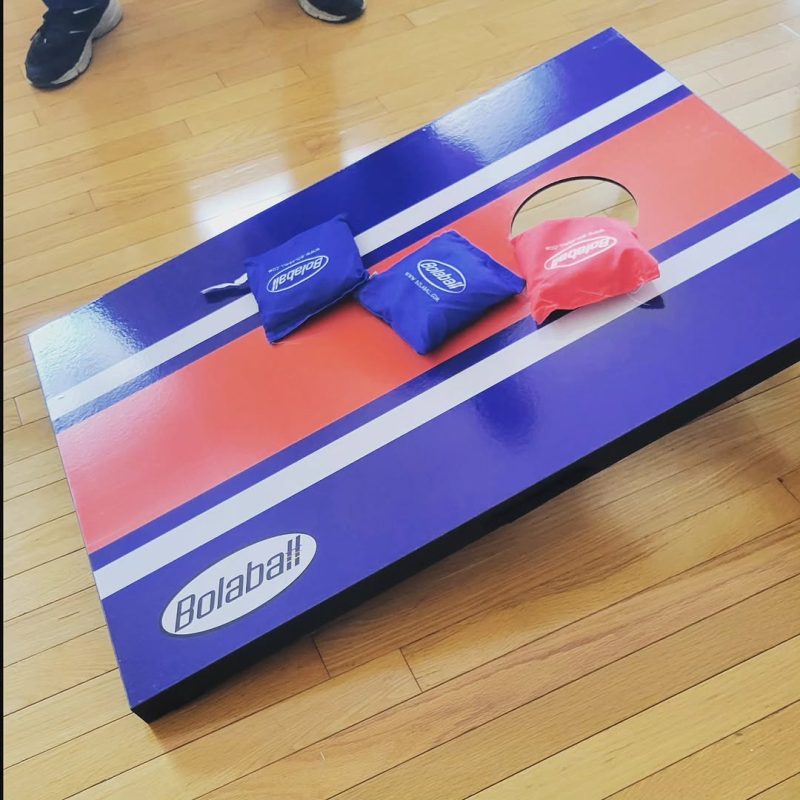 We have cornhole the game.